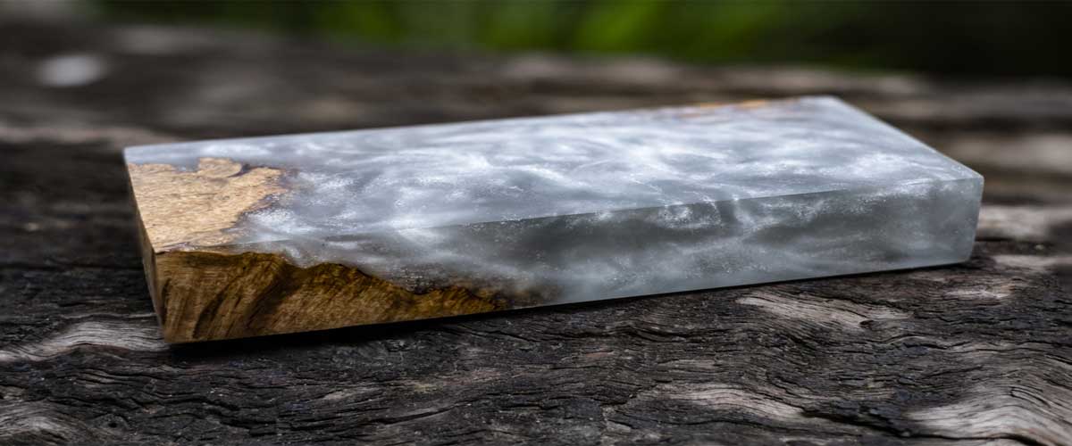 Silver Epoxy Resin Table top