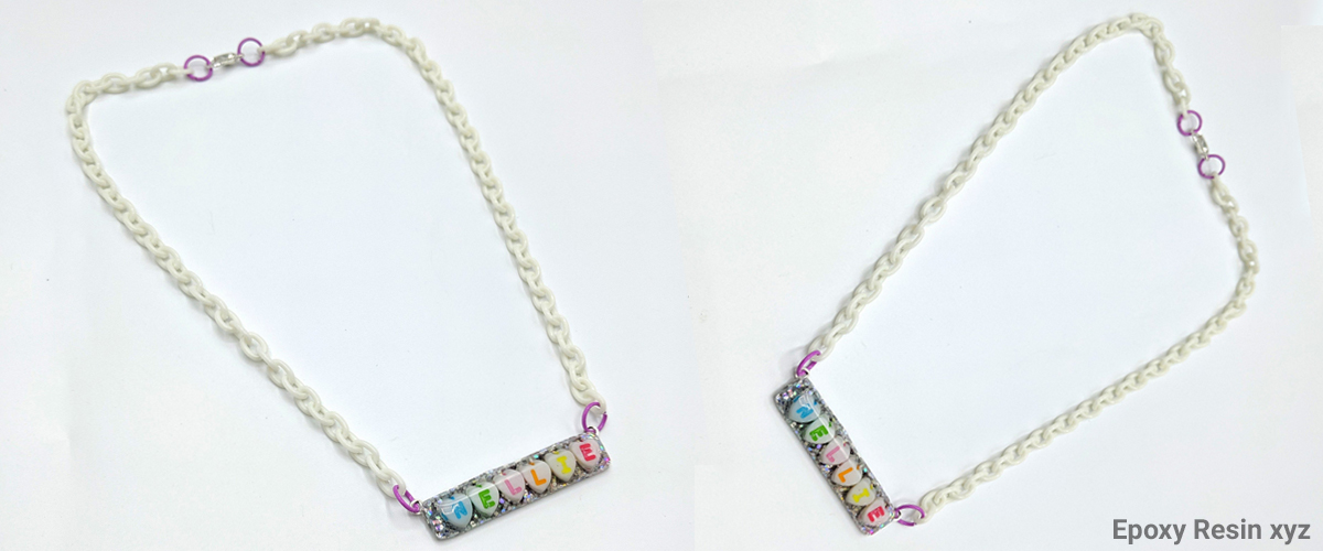Best Epoxy Resin Name Necklace